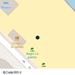 Posizione approssimativa di Le Palme 61