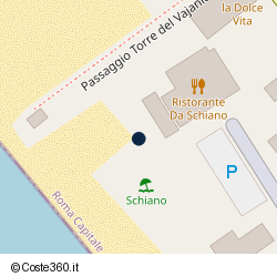 Posizione approssimativa di Schiano Spiaggia