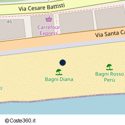 Posizione approssimativa di Bagni Diana
