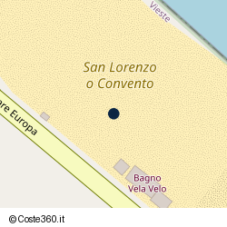 Posizione approssimativa di Vela Velo Beach