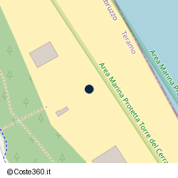 Posizione approssimativa di Lido Cerrano