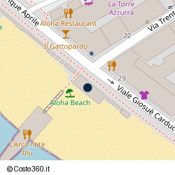 Posizione approssimativa di Aloha Beach