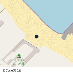 Posizione approssimativa di Lido La Caravella