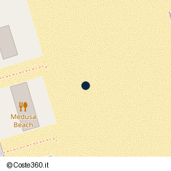 Posizione approssimativa di Medusa Beach