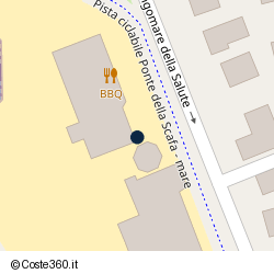 Posizione approssimativa di BBQ Fiumicino
