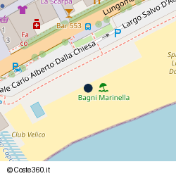 Posizione approssimativa di Bagni Marinella