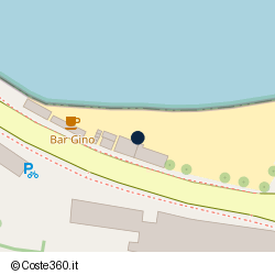 Posizione approssimativa di Bagno Franco Snack Bar