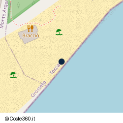 Posizione approssimativa di Braccio Energy Beach