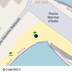 Posizione approssimativa di Bagni La Playa