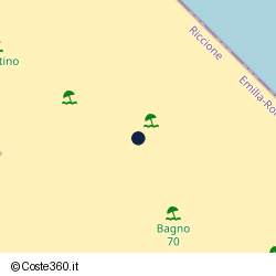 Posizione approssimativa di Bagno 71