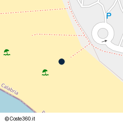 Posizione approssimativa di Lido Caporena