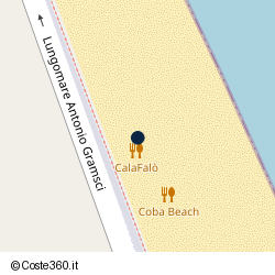 Posizione approssimativa di Cala Falo
