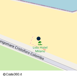 Posizione approssimativa di Lido Hotel Milano