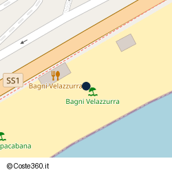 Posizione approssimativa di Bagni Velazzurra