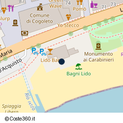 Posizione approssimativa di Bagni Lido Cogoleto