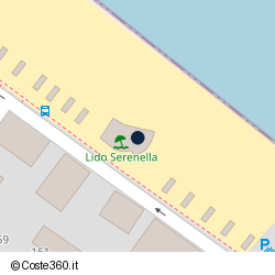 Posizione approssimativa di Lido Serenella