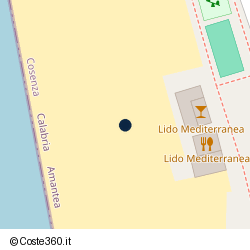 Posizione approssimativa di Lido Mediterraneo