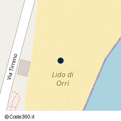 Posizione approssimativa di Stabilimento Balneare Luca