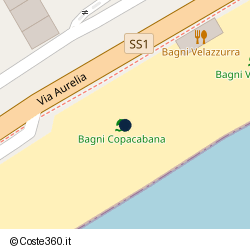 Posizione approssimativa di Bagni Copacabana