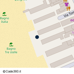 Posizione approssimativa di Bagno Tre Stelle