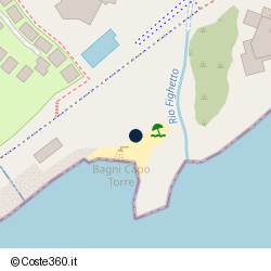 Posizione approssimativa di Capo Torre Beach & Lounge