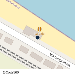 Posizione approssimativa di La Cala Ristorante Bar