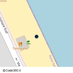 Posizione approssimativa di Trattoria Trentasette