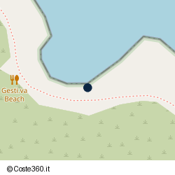Posizione approssimativa di Cala Luna Beach