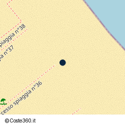 Posizione approssimativa di Lido Caravel