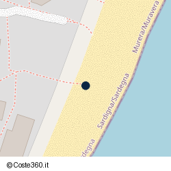 Posizione approssimativa di Monte Nai Beach Club Bar Caffè Coste Rei