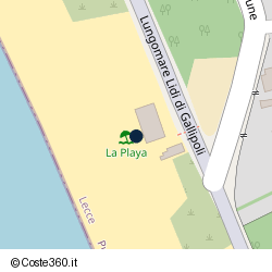 Posizione approssimativa di Lido La Playa