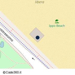 Posizione approssimativa di Ippo Beach Club