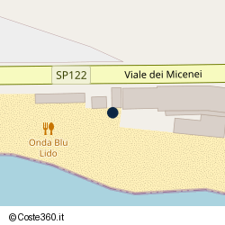 Posizione approssimativa di Onda Blu Lido