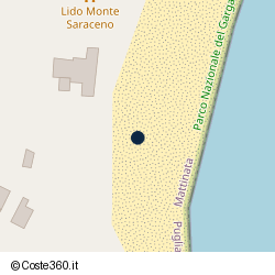 Posizione approssimativa di Ristorante Lido Monte Saraceno