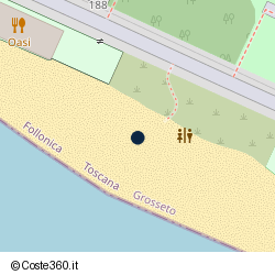 Posizione approssimativa di Le Dune