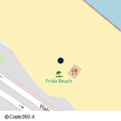 Posizione approssimativa di Frida Beach