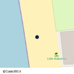 Posizione approssimativa di Lido Alabama