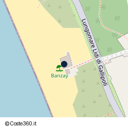 Posizione approssimativa di Banzay Beach
