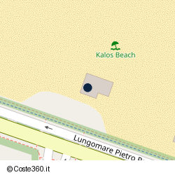 Posizione approssimativa di Kalos Beach