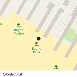 Posizione approssimativa di Bagno Paris