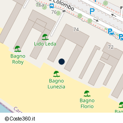 Posizione approssimativa di Cá del Mare
