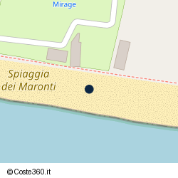 Posizione approssimativa di Bungalow Beach