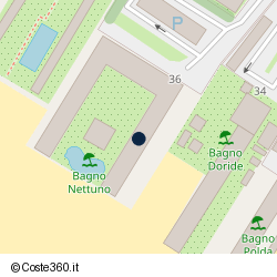 Posizione approssimativa di Bagno Nettuno