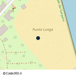 Posizione approssimativa di Punta Lunga