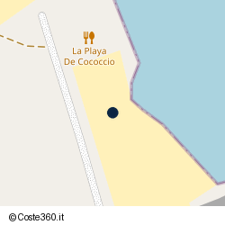 Posizione approssimativa di La Playa de Cococciò