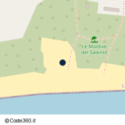 Posizione approssimativa di Lido Maldive Del Salento