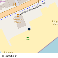 Posizione approssimativa di Soleluna Beach Village