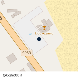 Posizione approssimativa di Lido Azzurro