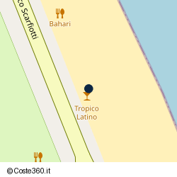 Posizione approssimativa di Tropico Latino