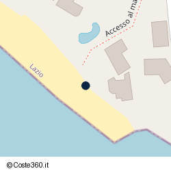Posizione approssimativa di La Marinella
